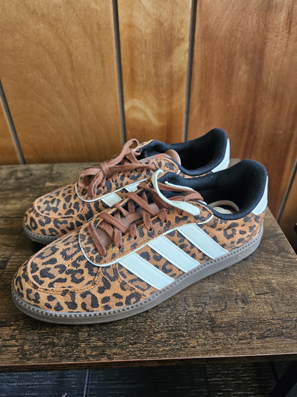 Adidas Breaknet Sleek Sneaker Animal Print- Womens NWT Size 6